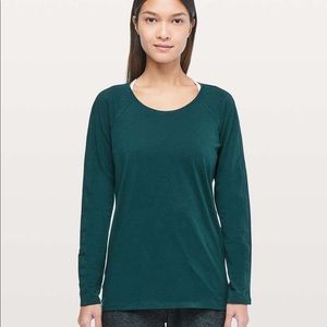 Lululemon Royal Emerald Long Sleeve Tee